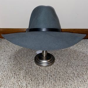 BCBGMAXAZRIA Wool Roller Belt Floppy Hat
